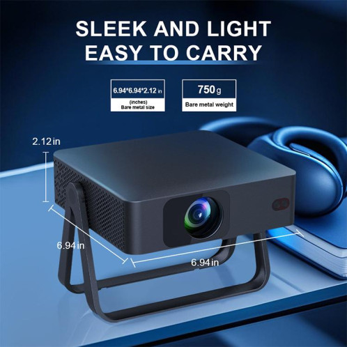 Projecteur LCD intelligent HD N5-A 1280 x 720p, prise : prise américaine (noir) SH401A1410-012